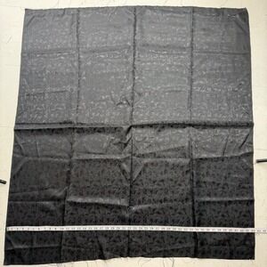 Black‎ Rose Floral Jacquard Fabric Woven Tone-on-Tone 45x48 1.3 Yards